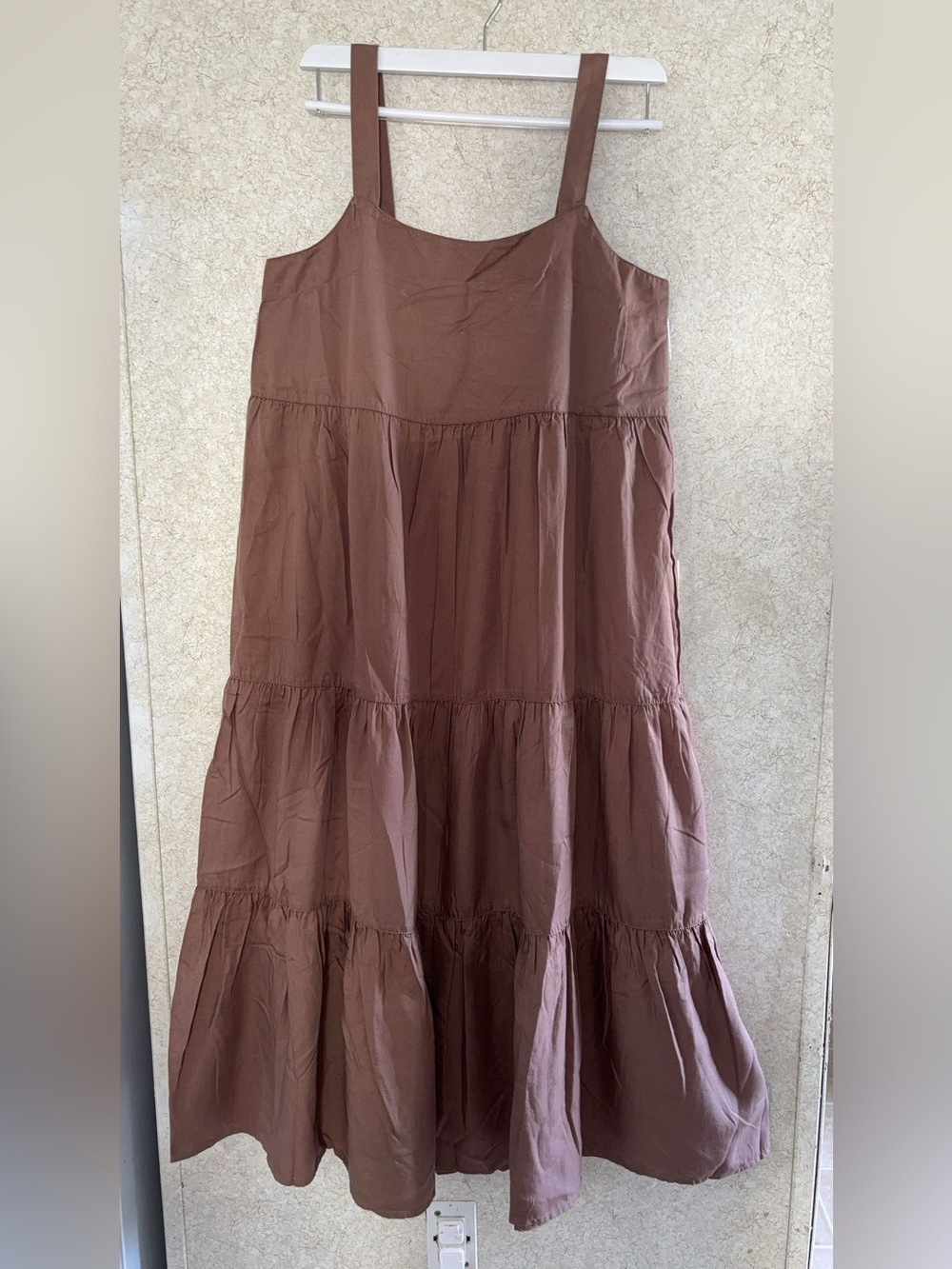 Chic Tan Maxi Dress for Women - Picture 11 of 14